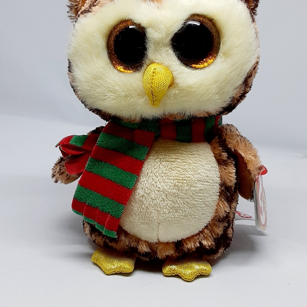 TY Beanie boos Holiday Owl NWT